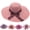 Hot Pink, variant on Womens Sun Hat Casual Retro UPF 80+ Breathable Bow Straw Bucket Cap Large Wide Brim Sun Protection Hat for Outdoor/Travel/Vacation/Beach