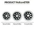 thumbnail image 3 of Roller Skate Wheels, All Terrain Skate Wheel Set 1 Pack 85A 90mm/100mm/110mm Speed Wheels Replacement For Indoor Outdoor Quad Roller Skates, 3 of 8