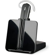 Poly CS540 Wireless DECT Headset - Single Ear - Convertible - Noise Cancelling Microphone Bundle Including: Base, Headband, Ear tips, Goby Labs Headphone Cleaner, Fiber Cloth