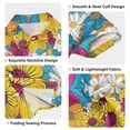 thumbnail image 3 of Dailycode Small Short Sleeve Button Down Shirts Colorful Daisies Chrysanthemums Flowers Casual Shirt 3-10 Years, 3 of 9