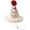 red, variant on Princess Conical Tulle Birthday Hat Non-Woven Fabric Party Cap for Themed Events Photo Props