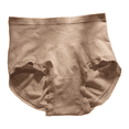 thumbnail image 6 of Fulorrnie High Waisted Seamless Tummy Control Underwear for Women Breathable Shapewear Panties Wide Comfort Waistband No Roll Brief, Khaki, One Size, 6 of 6