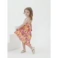 thumbnail image 3 of famuka Little Girl Summer Strap Dress Toddler Flowers Sundress Child Cotton Swing Dresses, 3 of 10