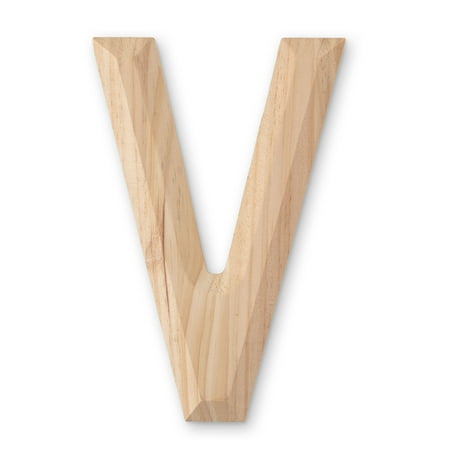 UPC: 0195158462197 | 8  Beveled Wood Letter by Make Market®