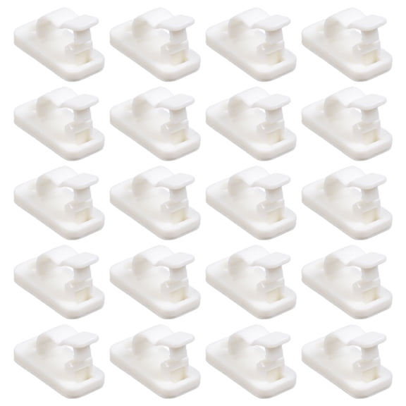Tizuqe Pack Of 20 Wire Organizers Cable Clips For Effortless Cable Management Solution