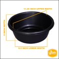 thumbnail image 4 of YBM Home 1148-pink Round Plastic Wash Basin, 4 of 4