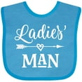thumbnail image 3 of Inktastic Valentine Boys Ladies Man Boys Baby Bib, 3 of 4