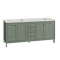 thumbnail image 6 of James Martin Vanities 72" Double Vanity, Glossy White w/ 3 CM Eternal Marfil Top, 6 of 7