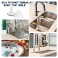thumbnail image 4 of Unique Bargains Sink Tap Hole Cover Plastic, Faucet Hole Cover 4 Packs (0.59 to 1.77 Inch in Diameter), 4 of 7