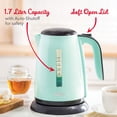 thumbnail image 2 of Dash DEZK003AQ Easy Electric Kettle with Auto Shut Off, 57 oz/1.7 L, Aqua, 2 of 4
