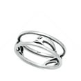 thumbnail image 4 of Simple Dolphin Animal Ring .925 Sterling Silver Band Jewelry Female Male Unisex Size 7, 4 of 4