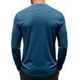 thumbnail image 5 of Urbanix Men's Henley Shirts Fashion Long Sleeve Sport T-Shirts Comfy Henley Neck Collared Golf Shirt Gym Collared Golf Shirt with Pocket, 5 of 5
