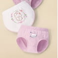 thumbnail image 4 of EnJoCho Kids Children Baby Girls Underwear Cute Print Underwear Shorts Pants Cotton Briefs Trunks 3PCS Baby Cute Underwear, 4 of 4