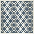 thumbnail image 2 of SAFAVIEH Cambridge Kirsten Geometric Wool Area Rug, Navy/Ivory, 8' x 8' Square, 2 of 7
