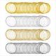 thumbnail image 1 of Alambre con Memoria para Abalorios, Alambre para Joyería, Alambre con Memoria de Acero, Alambre para Abalorios para Fabricación de Joyas, Pulseras, 1200 Bucles, 4 Colores, 1 of 7