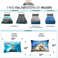 thumbnail image 4 of Avatar: The Last Airbender Kids Full Bed in a Bag, Comforter and Sheets, Blue, Nickelodeon, 4 of 9