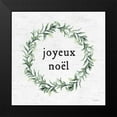 thumbnail image 2 of Lettered and Lined 15x15 Black Modern Framed Museum Art Print Titled - Joyeux Noel, 2 of 5