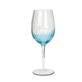 American Atelier Vintage Beaded Wine Glasses Set Of 4, 9 Oz Wine Goblets  Vintage Style Glassware, Water Cups Embossed Design Dishwasher Safe : Target