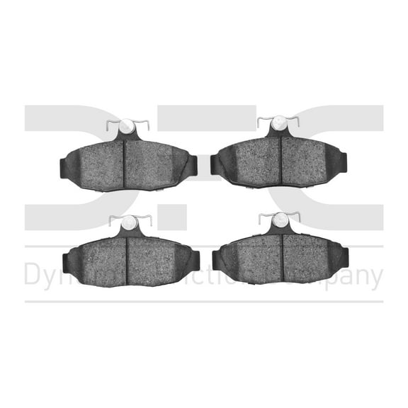 Dynamic Friction Company 5000 Advanced Brake Pads - Semi Metallic 1551-0545-00-Rear Set