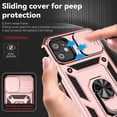 thumbnail image 5 of for iPhone 11 Case,with Screen Protectors and Camera Cover,[Military Grade] 16ft.Drop Tested Cover with Magnetic Kickstand Protective Case for iPhone 11 6.1 inch, Rose Gold, 5 of 13