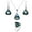 Abalone, variant on Enchanting Teardrop Abalone Shell .925 Silver Jewelry Set-8