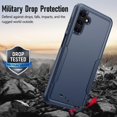 thumbnail image 5 of Samsung Galaxy A13 5G Case, Samsung A13 5G Protective Phone Case Dual Layer 2 in 1 Heavy-Duty, Hybrid Purchase Shockproof Design Cell Phone Case for Galaxy A13 5G 6.5 Inch Blue, 5 of 14