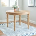 thumbnail image 2 of Linon Belfort Round Table, Light Natural Brown, 30 inches Tall, 2 of 9