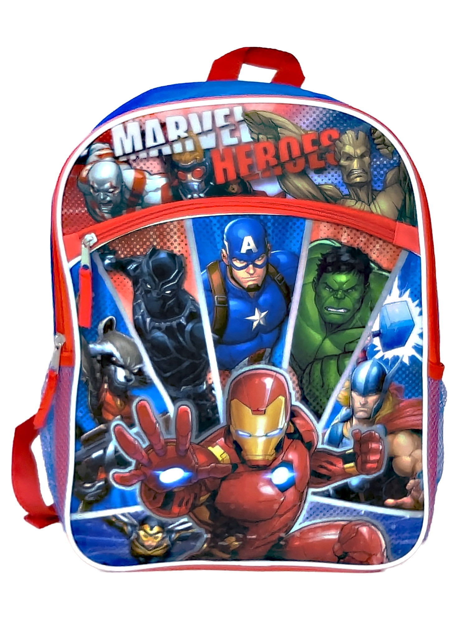 Marvel Avengers Umhängetasche Für Herren & Jungen – Mit Captain America, Hulk, Iron Man Druck | Geräumige Crossbody Tasche Ca. 35x29x10 Cm