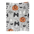 thumbnail image 3 of Halloween Throw Blanket 50" x 60" - Soft Flannel Blanket, Cozy Plush for Couch, Sofa & Bed, Fall Winter Decor, for Kids & Adults, 3 of 5