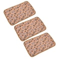thumbnail image 3 of Perro 3 Uds. Manta Polar Con Estampado De Pata De Perro, Forro Polar Coral, Estampado De Pata De Perro, Resistente A Mordeduras, Estera Suave Y Cálida Para Dormir Para, 3 of 7
