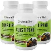 NaturalSlim Constipend - Colon Cleanse and Constipation Relief - 3 Pack, 120 Capsules