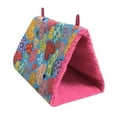 thumbnail image 2 of FAMTKT Winter Warm Bird House Plush Bird Hanging Cave Happy Hut Bird Parrot, 2 of 4