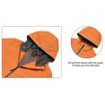 thumbnail image 6 of Little Donkey Andy Women's Lightweight Windbreaker Jacket with Hood Breathable Windproof Spring Fall Summer Jacket Hiking Running Golf UPF50+ Orange L, 6 of 6