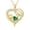 Gold, variant on Mom Necklace Heart April Birthstone Gold Mama Pendant Necklace Mother's Day Jewelry Gifts for Mom Grandmother Wife