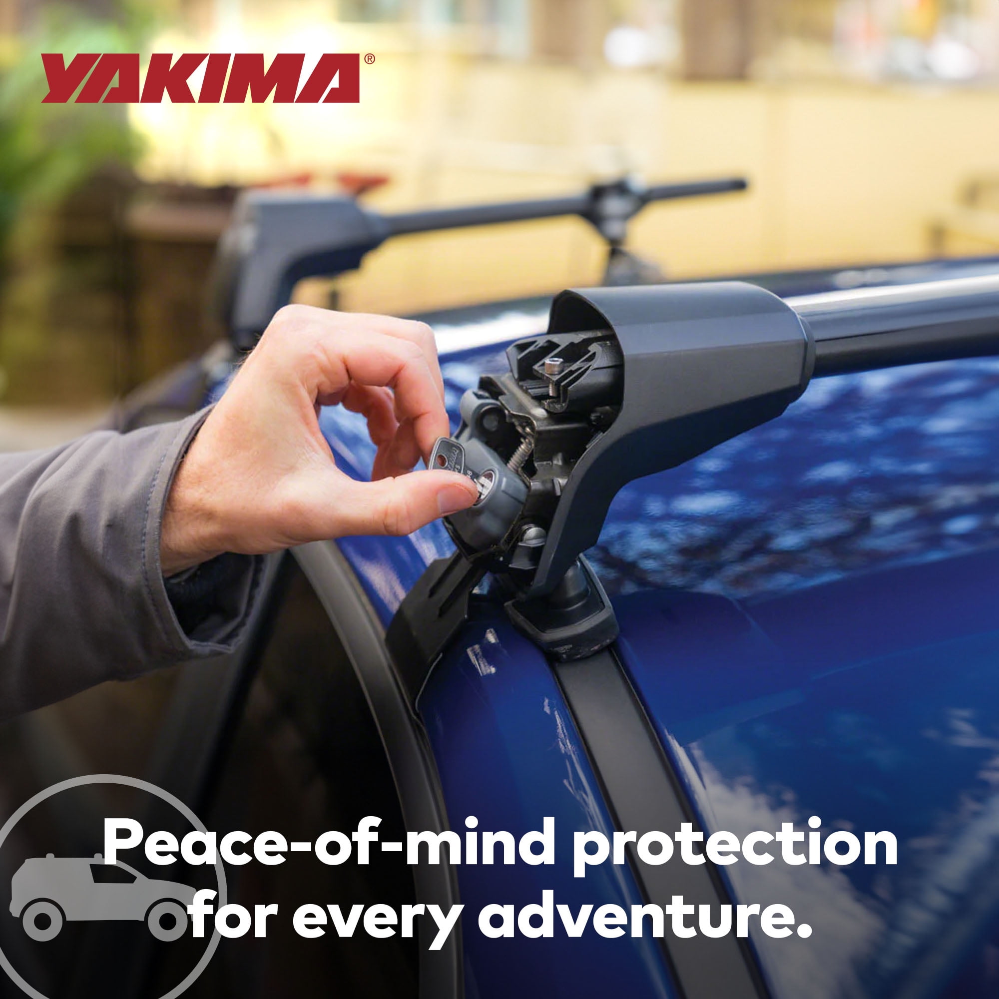 Yakima Car Rack System Component SKS Lock Core Kit with Key (2