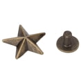 thumbnail image 3 of Sonew Star Rivet,10pcs Metal Star Stud Rivet Spike Screw for Leathercraft Bags Shoes DIY Decoration, 3 of 8