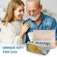 thumbnail image 2 of Funny Fathers Day Birthday Gifts for Dad Husband, Dad is Not Sleeping Blanket, Dads Gifts from Daughter Son, Super Soft Throws Blanket for Napping 60" x 50", 2 of 5