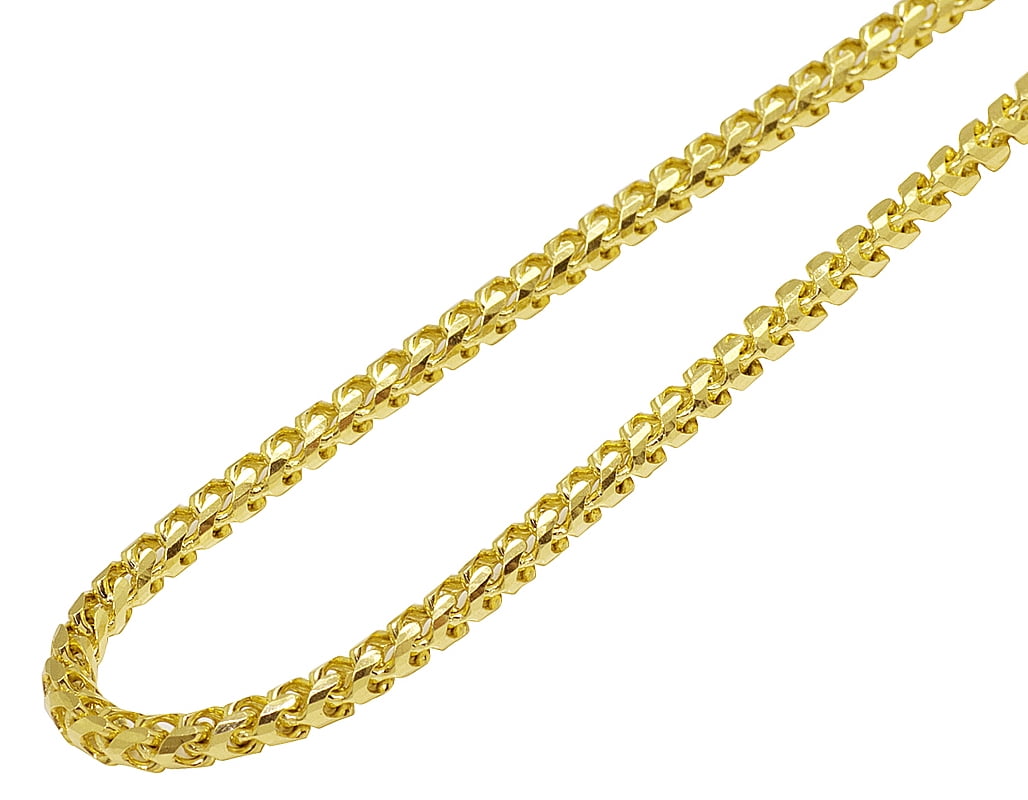 Solid 10K Yellow Gold Diamond Cut 
