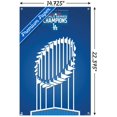 thumbnail image 3 of MLB Los Angeles Dodgers - Minimalist Champions 2020 Wall Poster with Pushpins, 14.725" x 22.375", 3 of 6