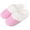 Pink, variant on Women's Slip on Fuzzy House Slippers Comfy Coral Velvet, Plush Faux Fur Soft Bedroom Shoes with Memory Foam, Grey, Size 7-8