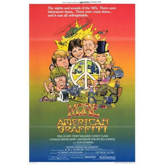 Posterazzi MOVGF7390 More American Graffiti Movie Poster - 27 x 40 in.