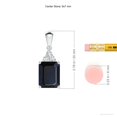 thumbnail image 4 of ANGARA Natural 2.45 ct Blue Sapphire Pendant with Diamond in 925 Sterling Silver for Women (Size-9x7mm) | September Birthstone, Anniversary, Jewelry Gift for Women | Natural Blue Sapphire Necklace, 4 of 9