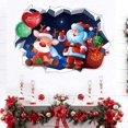 thumbnail image 2 of PC 3D calcomanías de pared navideñas pegatinas de pared de renos de Papá Noel, 2 of 3