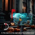 thumbnail image 3 of Halloween Mailbox Covers Magnetic Cemetery Bats Mailbox Cover Mailbox Wraps Post Letter Box Covers Garden Decorations Outdoor 21 X 18 Inch, 3 of 6