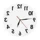 thumbnail image 1 of Reloj de pared contra la marcha atrás moderno reloj de pared en el sentido de las agujas del reloj kaili Sencillez, 1 of 2