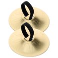 thumbnail image 1 of EXHUMKY 1 Pair Dancing Musical Instrument Finger Cymbals for Teens and Women, 1 of 8