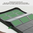 thumbnail image 3 of Card Book, Trading Card Binder Zip Closure  for 111x84mm Cards Fluorescent Green,Black, 3 of 7