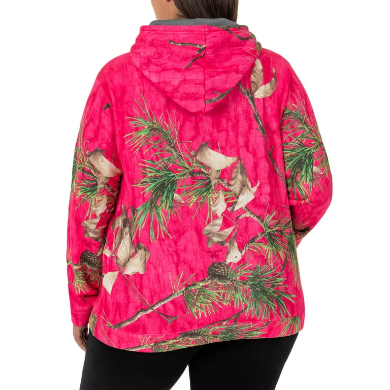 Mossy Oak Women s Camo Performance Pullover Fleece Hoodie