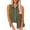 Army Green1, variant on Womens Button down Shirts Cotton Linen Sleeveless Lapel V Neck Summer Tank Tops Casual Lightweight Blouse