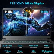 Thunderobot Storm 17 RTX 5070 Gaming Laptop, 17.3 QHD 165Hz, AMD Ryzen 7 255, 16GB DDR5, 1TB SSD, Windows 11 Home